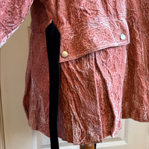 Tory Burch Velvet Anorak in Holiday Rose - Picture 10 of 16